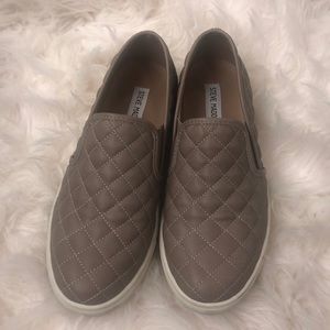 Steve Madden quilted slip ons